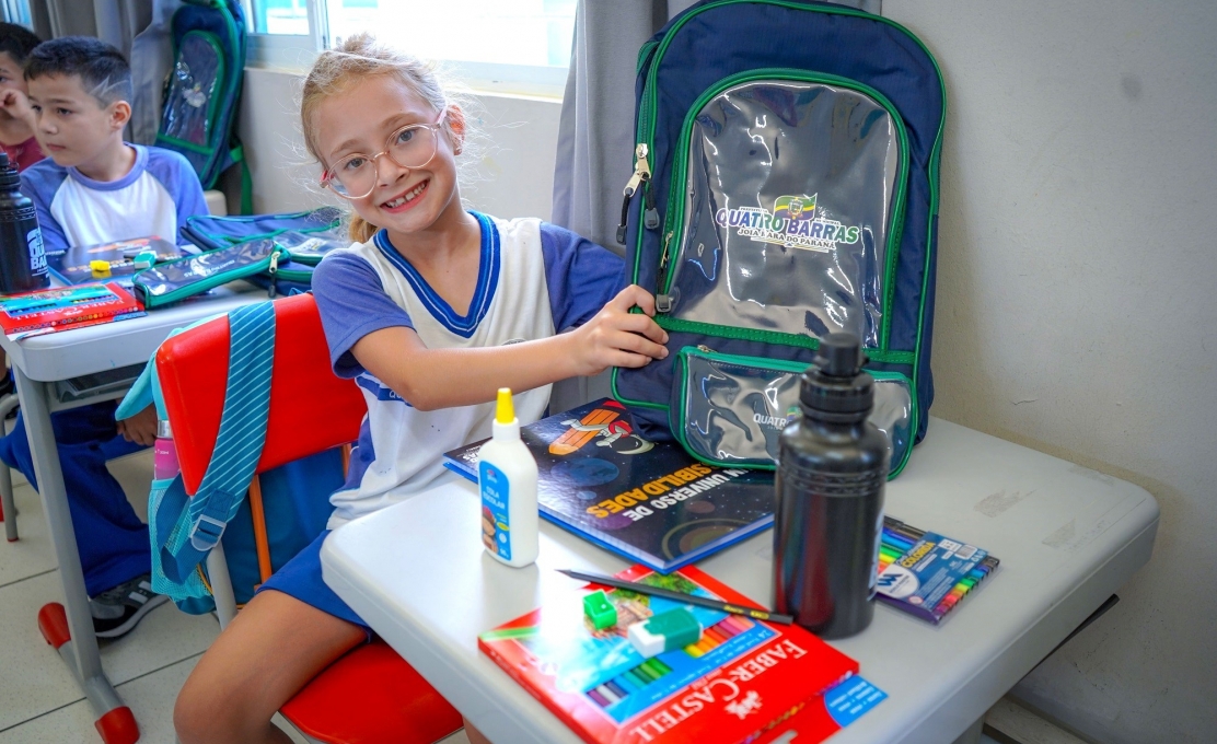 Novo ano letivo, novos materiais e muita alegria nas escolas