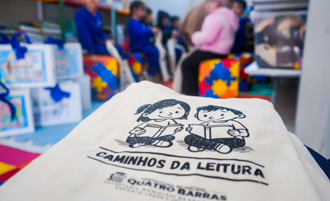Pequenos leitores: Projeto Caminhos da Leitura incentiva hábito na escola e em casa, junto com as famílias