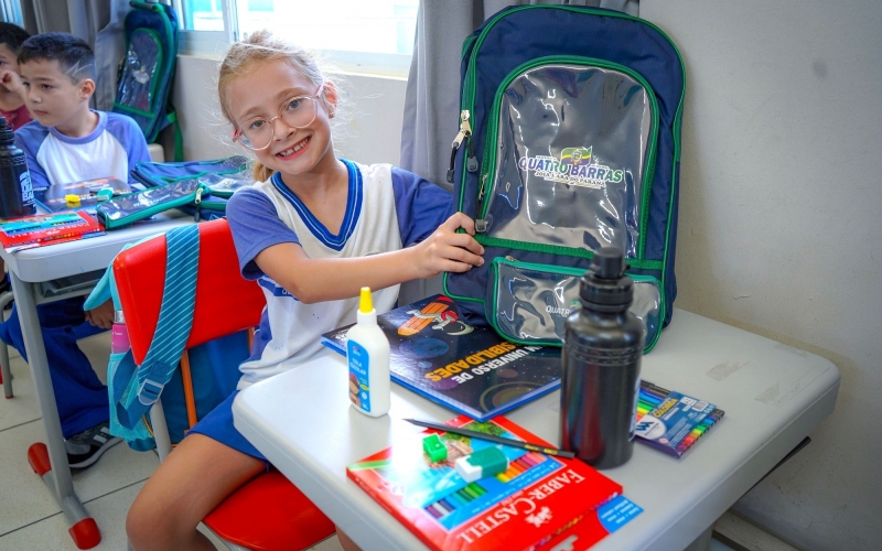 Novo ano letivo, novos materiais e muita alegria nas escolas