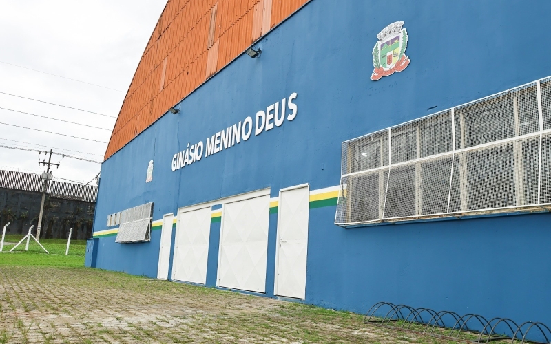 Espaços esportivos: Ginásio Menino Deus recebe obras de revitalização