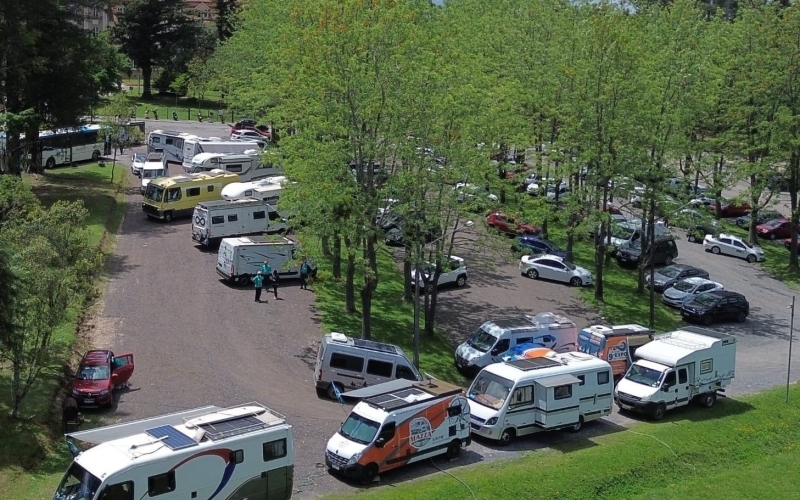 Com 25 trailers e motorhomes, 5º Circuito Caminhos do Paraná percorre 10 cidades do Litoral entre os dias 4 e 13