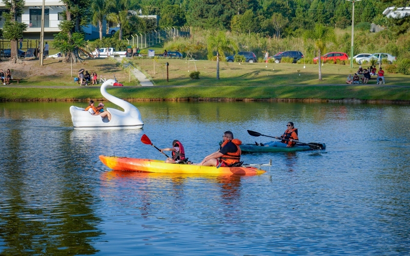 Parque do Lago recebe milhares de visitantes no feriado de Tiradentes