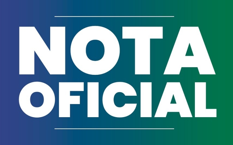 NOTA OFICIAL - Acidente em fábrica de explosivos