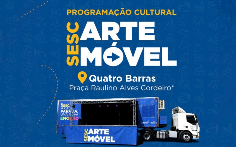 SESC Arte Móvel e Prefeitura trazem apresentações culturais nos dias 19 e 26 de outubro